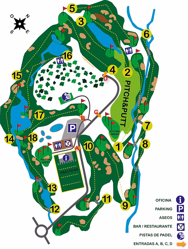 Mapa del recorrido — Cabanillas Casa de Campo